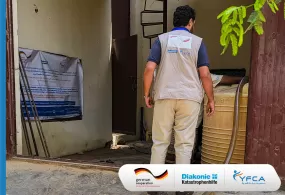 جمعية رعاية الأسرة تدعم أنظمة المياه في شبوة