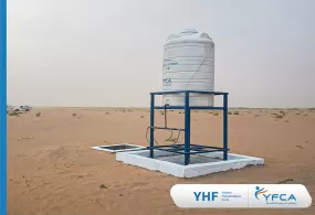 جمعية رعاية الأسرة تنشئ 5 نقاط مياه لدعم النازحين والمجتمعات المتضررة في محافظة الجوف
