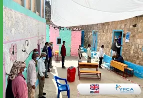 جمعية رعاية الأسرة تنفذ الجولة السادسة من المساعدات نقدية غير مشروطة بمحافظتي شبوة والضالع