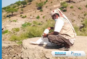 جمعية رعاية الأسرة تطلق حملات تعقيم المياه لمكافحة الكوليرا في محافظة الضالع