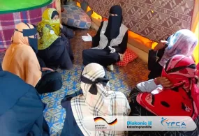 جمعية رعاية الأسرة تنفذ 60 جلسة توعية بالحماية في محافظتي شبوة والضالع