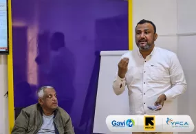 جمعية رعاية الأسرة  تنظم ورشة تدريبية ضمن مشروع  GAVI في حضرموت