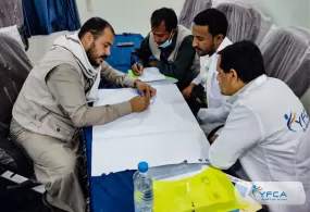 جمعية رعاية الأسرة  تدرب 30 من العاملين الصحيين على الوقاية من العدوى في مأرب