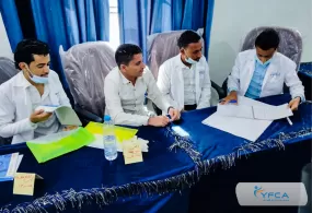جمعية رعاية الأسرة  تدرب 30 من العاملين الصحيين على الوقاية من العدوى في مأرب