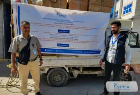 جمعية  رعاية الأسرة  تعزز من دعم المرافق الصحية بالإمدادات الأساسية في محافظة مأرب