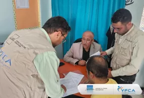 جمعية رعاية الأسرة تطلق مشروع إعادة تأهيل مدرسة في مديرية المظفر بتعز