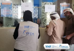 جمعية رعاية الأسرة تقدّم الجولة الثانية من المساعدات النقدية للحماية لـ 70 أسرة في مدينة مارب