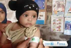 جمعية رعاية الأسرة تنفذ توزيع التغذية التكميلية في مديرية المعافر بمحافظة تعز