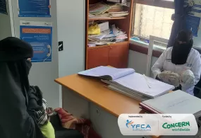 YFCA continues health and nutrition services in Al‑Waziyah, Taiz with Concern Worldwide support