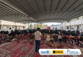 جمعية رعاية الأسرة تطلق الحملة الإعلامية السادسة في حضرموت