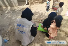 جمعية رعاية الأسرة تقدم الدعم المتكامل للحماية من خلال المساعدات النقدية والإحالات والدعم النفسي في مدينة مأرب