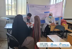 جمعية رعاية الأسرة تستمر في تقديم خدمات صحية ميدانية في محافظة تعز
