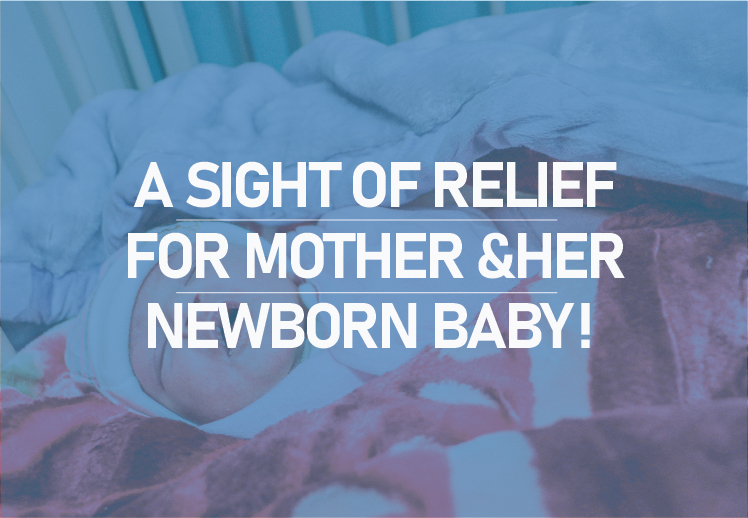 A SIGHT OF RELIEVE FOR MOTHER & HER NEWBORN BABY!